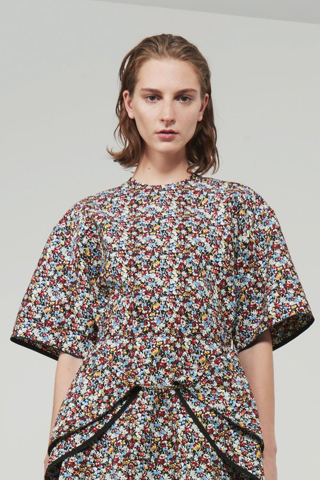 Oversized Floral Tunic