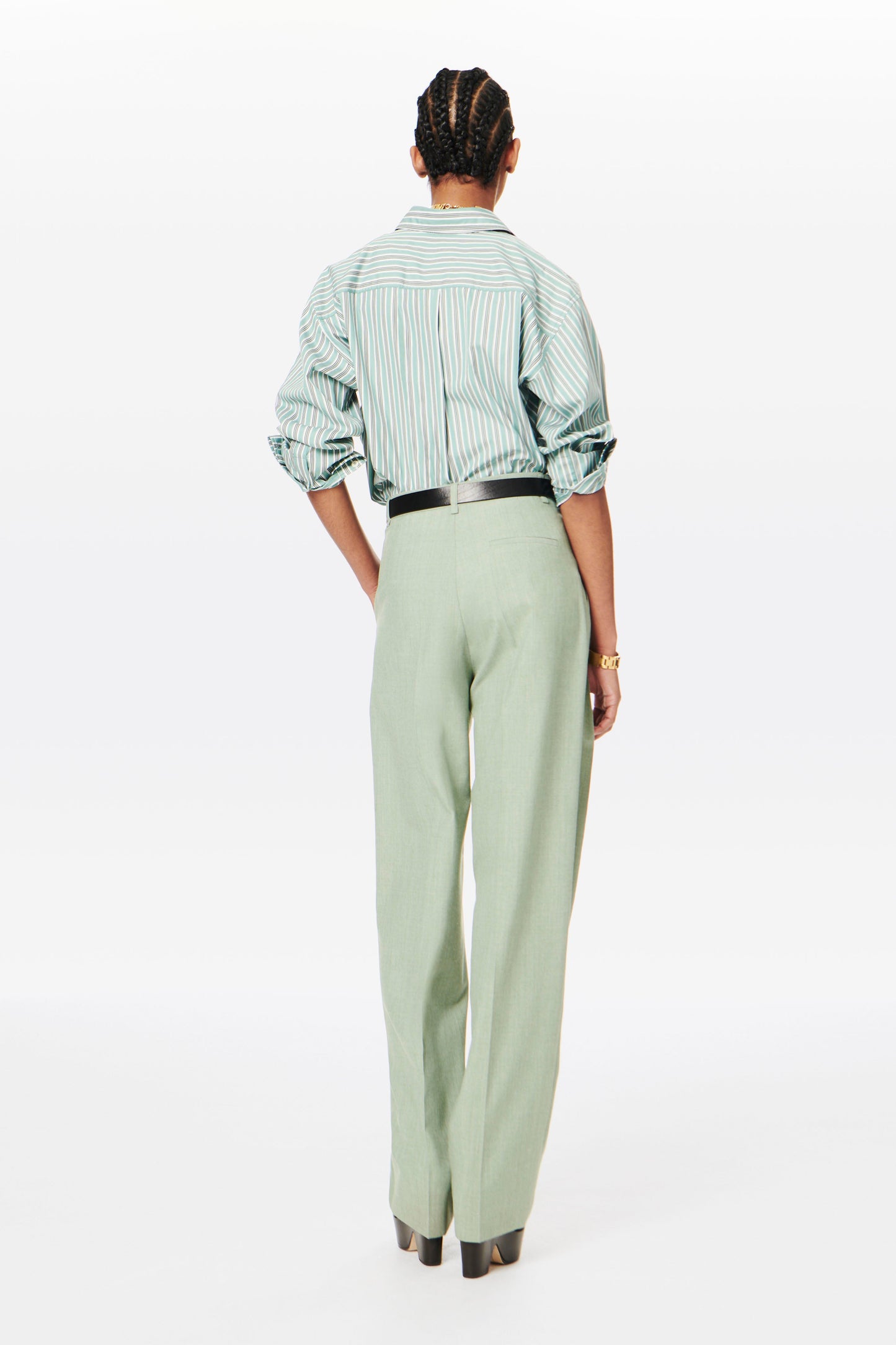 Patch Pocket Shirt in Peppermint