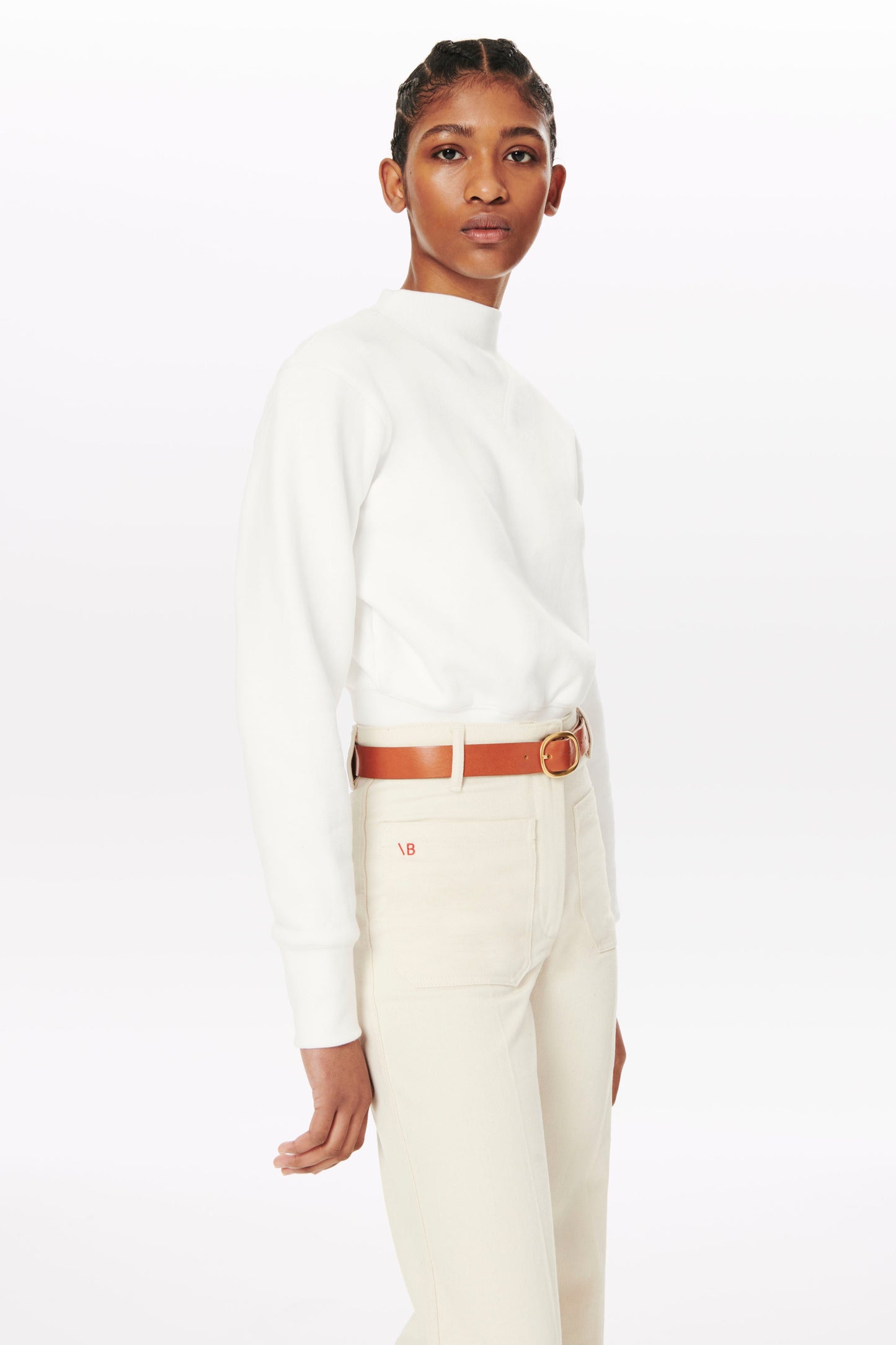 Sweatshirt in White