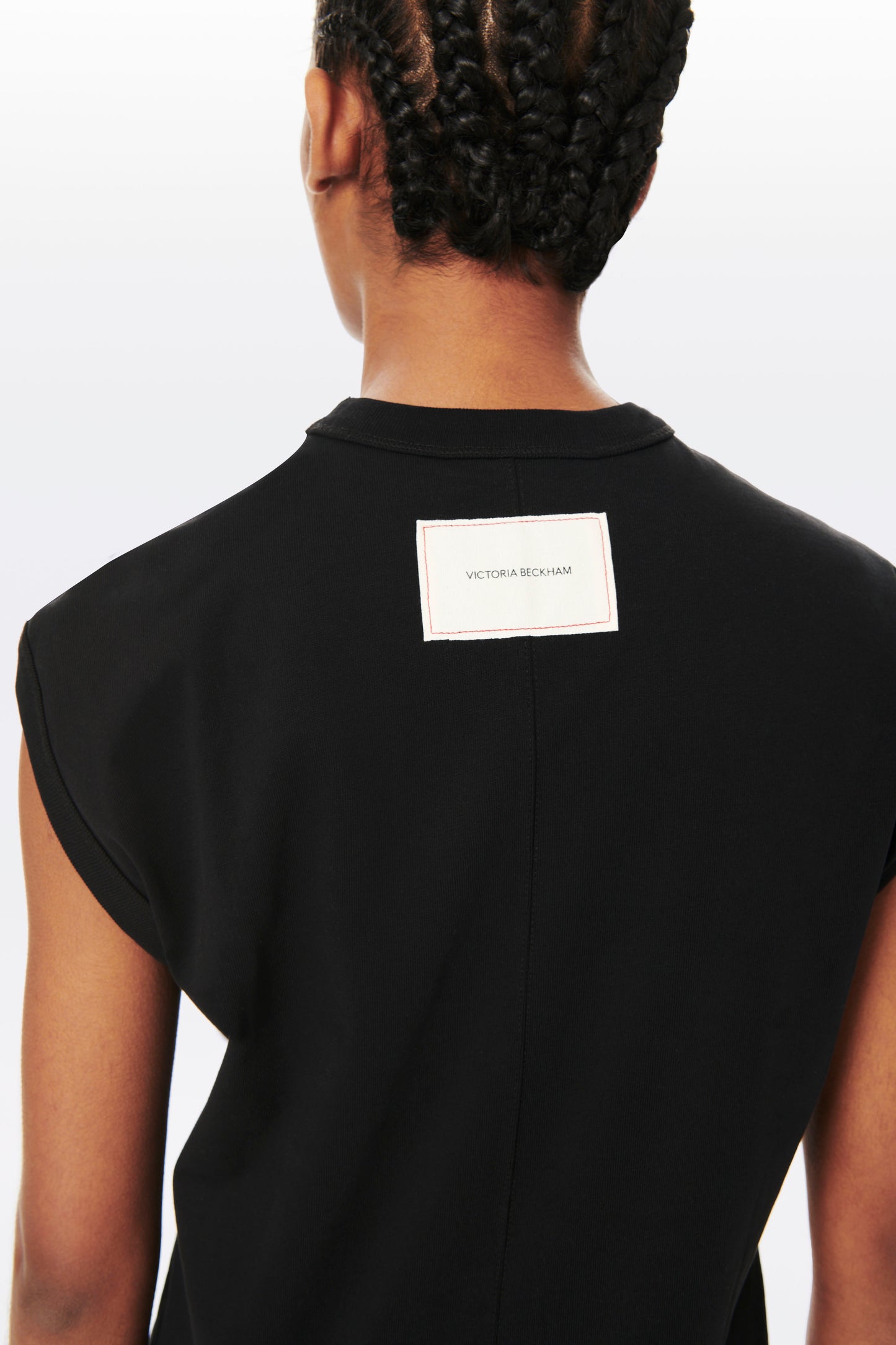Cocoon T-shirt Dress in Black