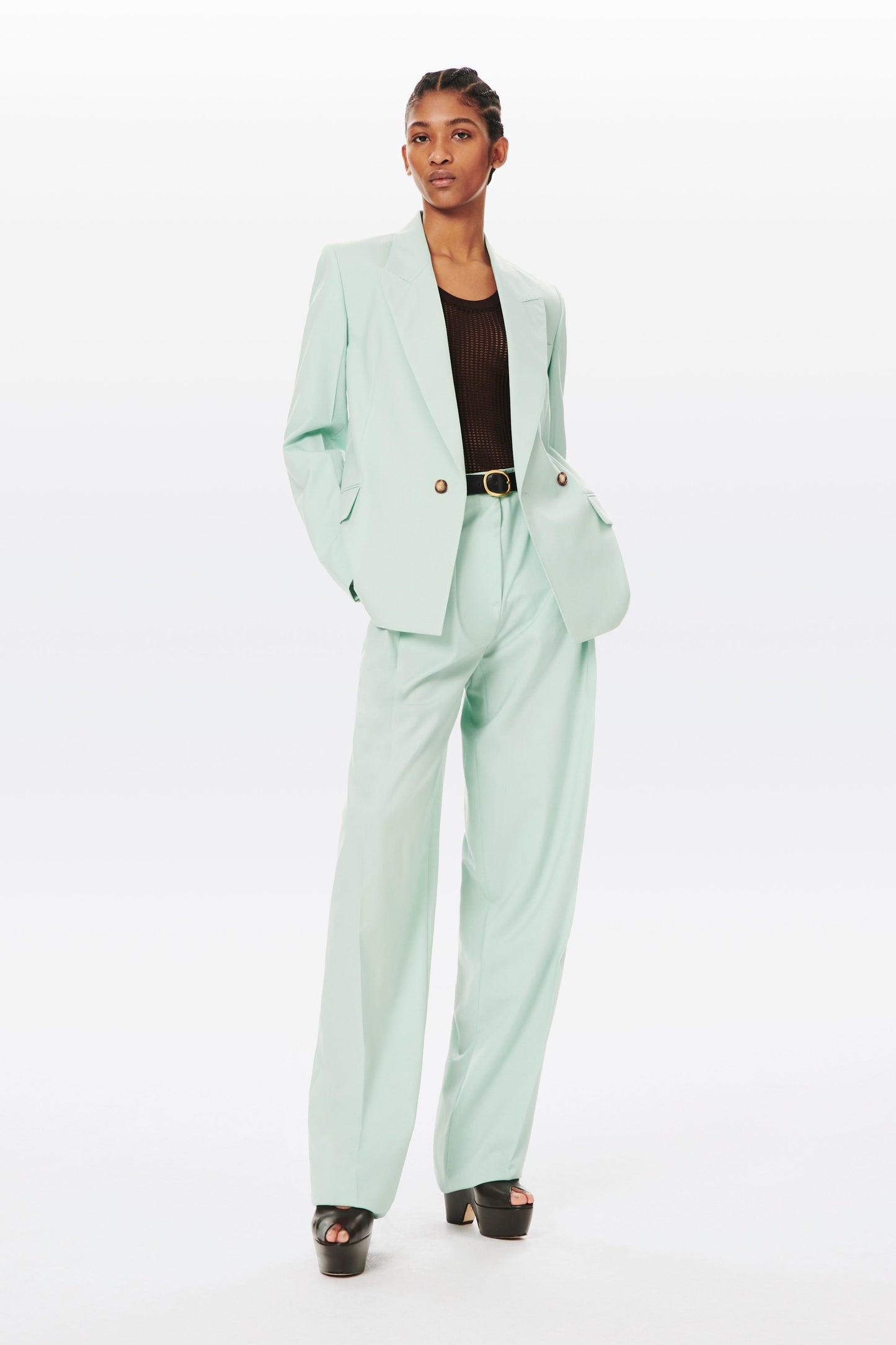Lightweight Tailored Jacket in Mint