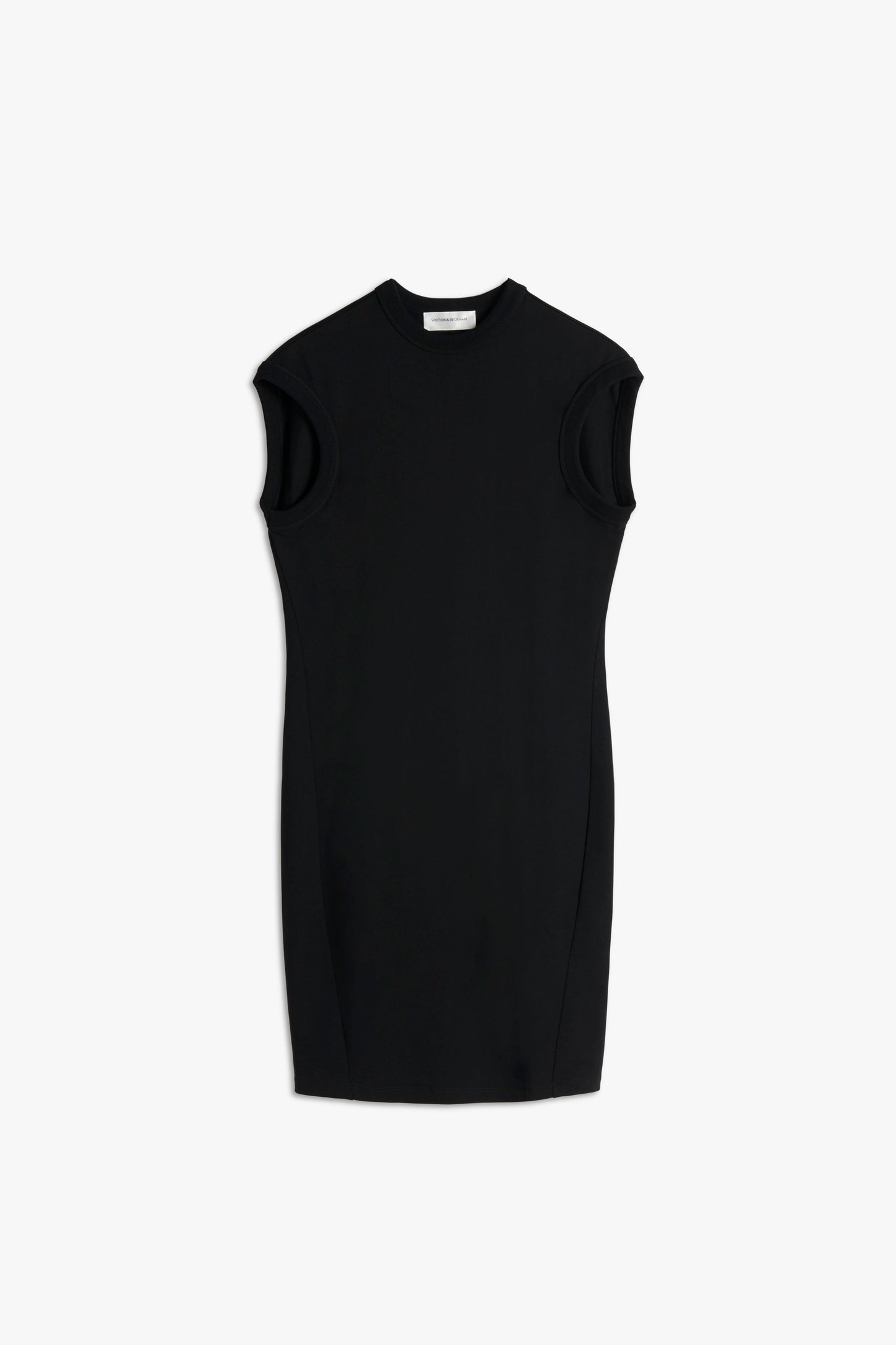 Cocoon T-shirt Dress in Black