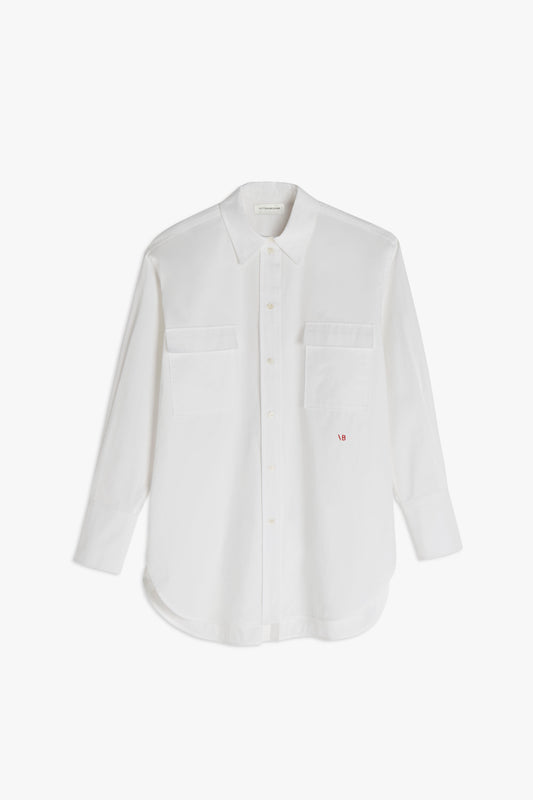 Pocket Detail Shirt in White
