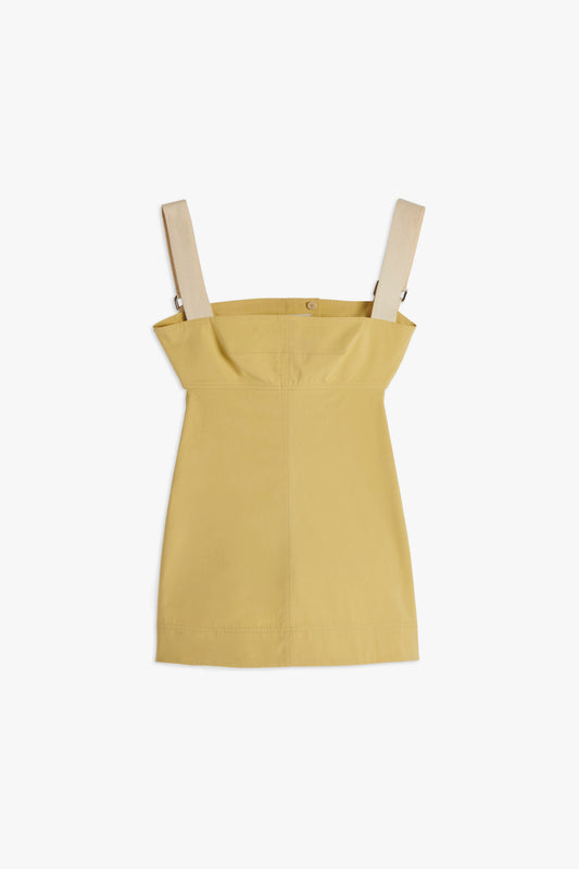 Panelled Cami Top in Sand