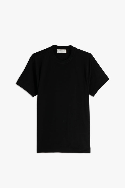 Twist-Back T-shirt in Black