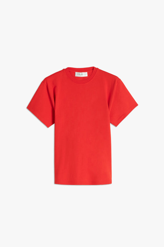 Twist-Back T-shirt in Red