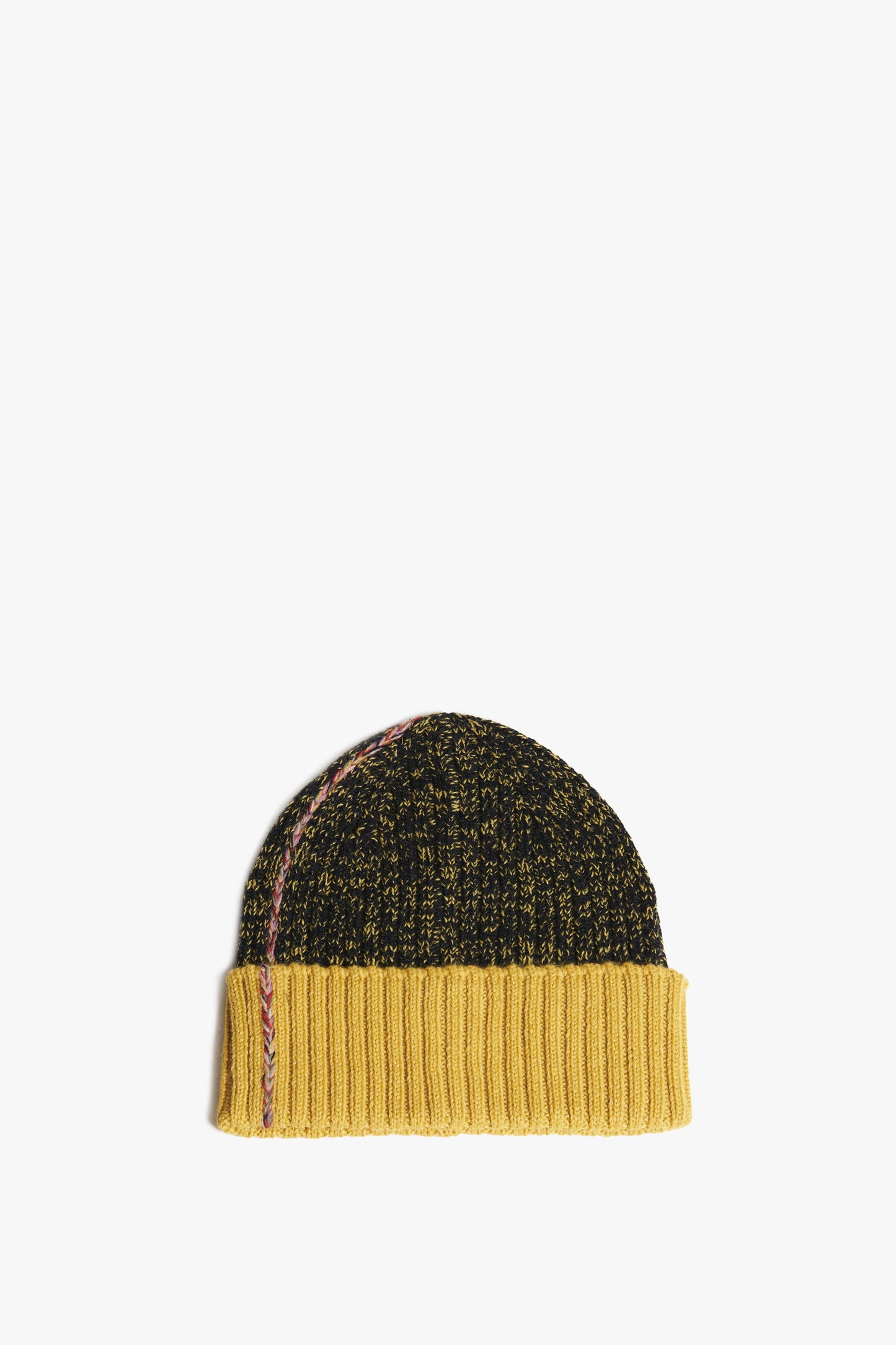 VB x Woolmark Mini Beanie & Snood Set in Navy & Mustard