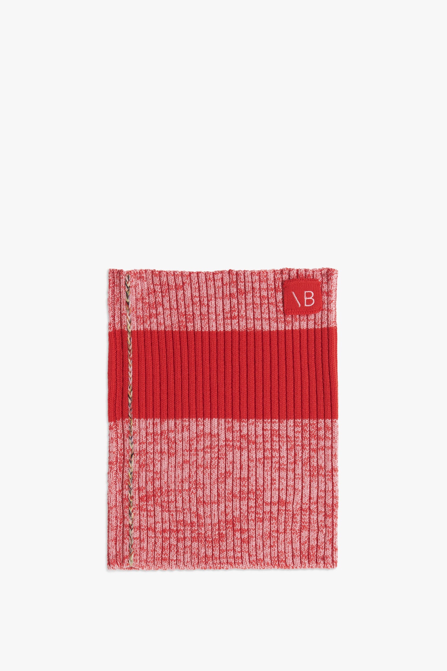 VB x Woolmark Mini Beanie & Snood Set in Bright Red & Pink
