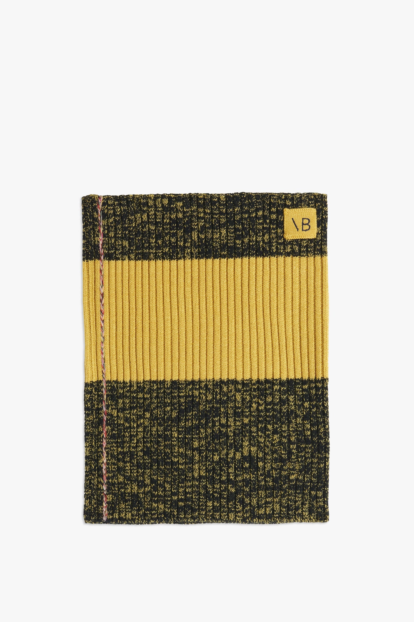 VB x Woolmark Beanie & Snood Set in Navy & Mustard