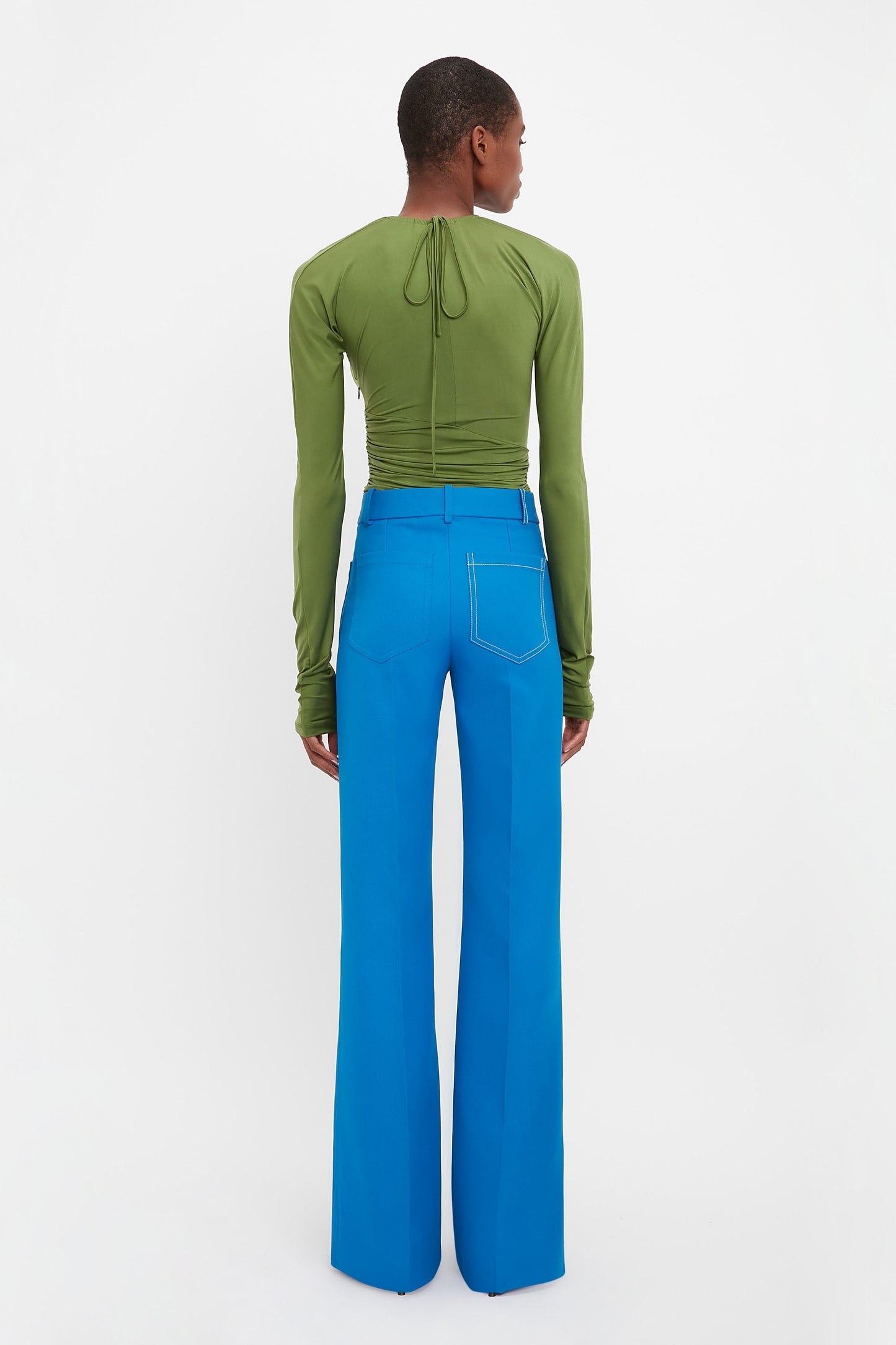 Alina Tailored Trouser In Sapphire Blue
