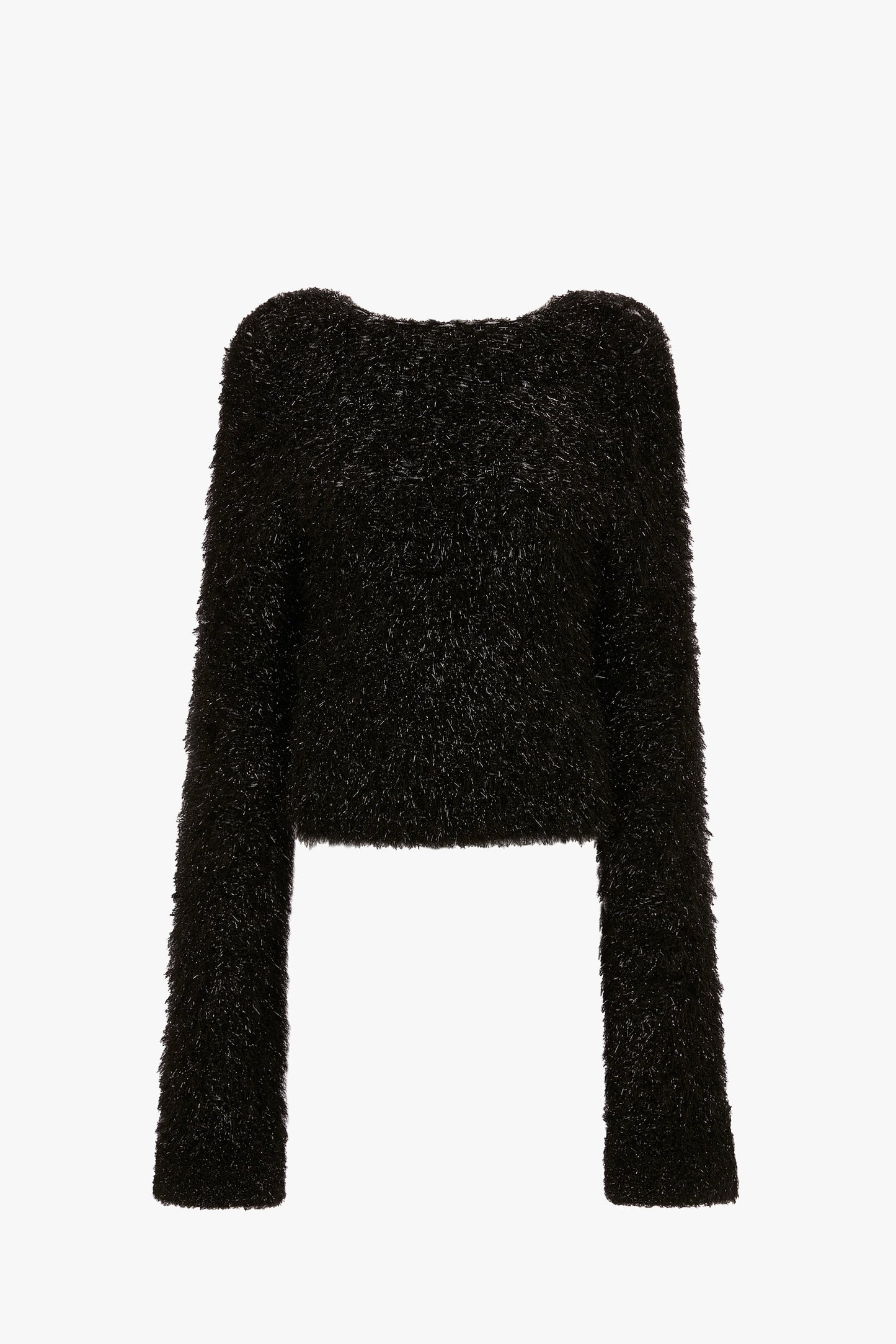 Open Back Jumper In Black