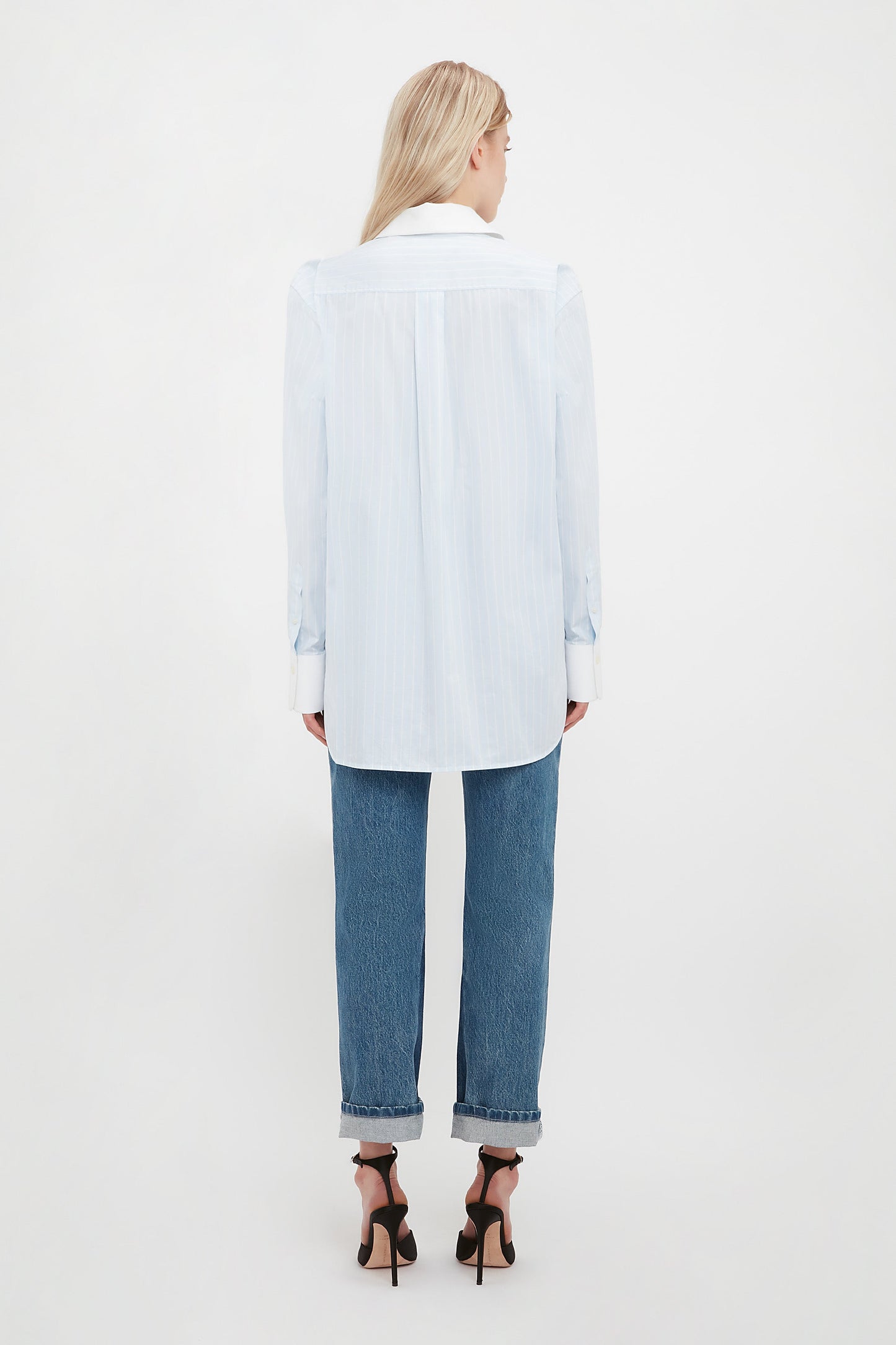 Oversized Mens Shirt In Blue