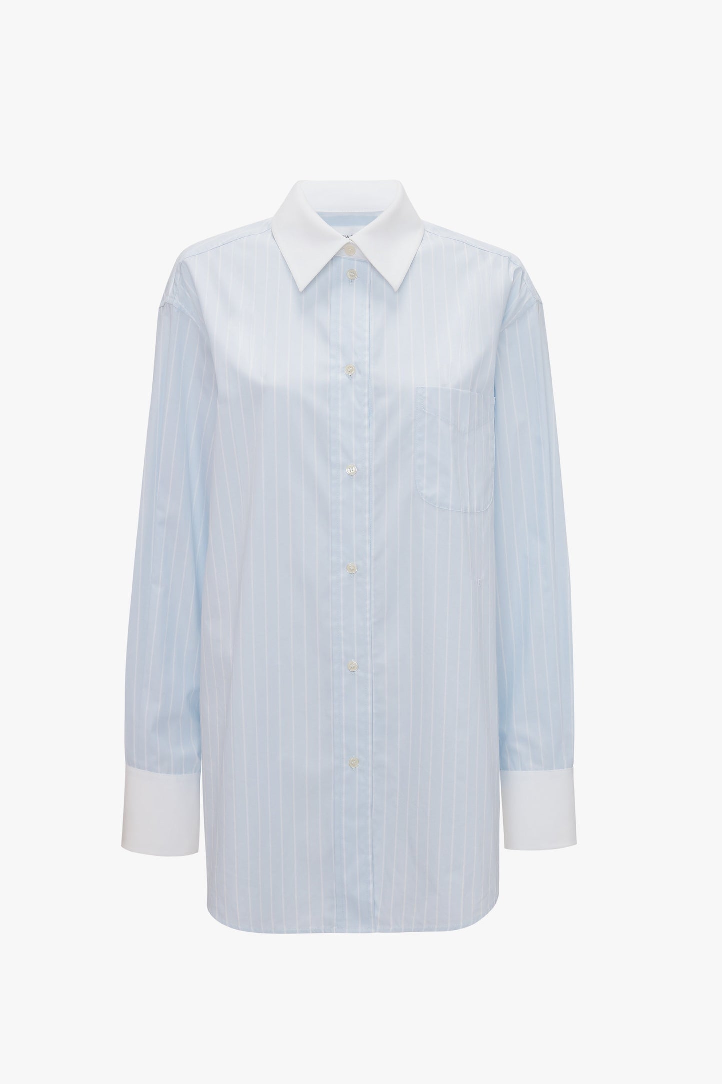 Oversized Mens Shirt In Blue