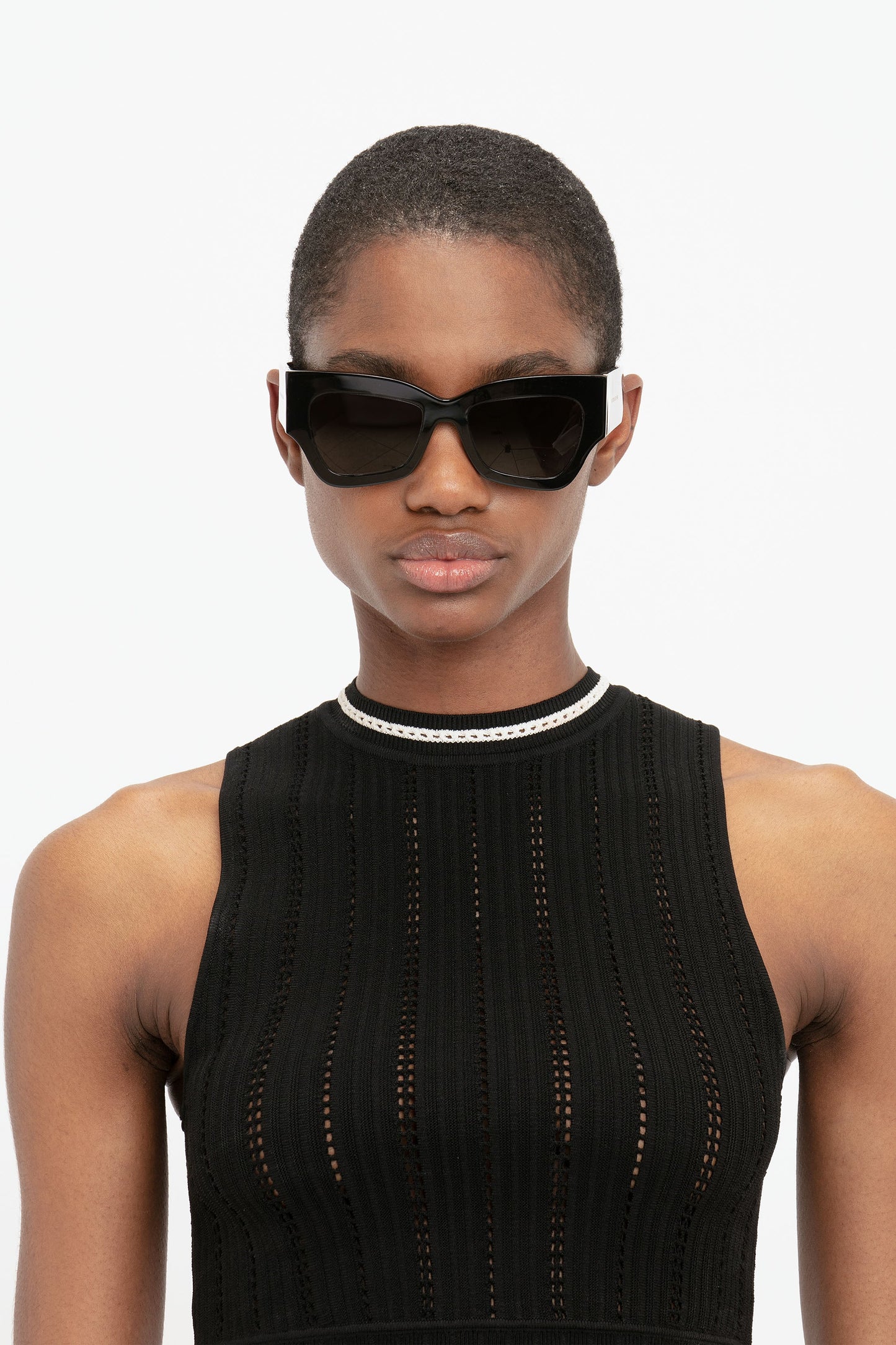 Sleeveless Top In Black