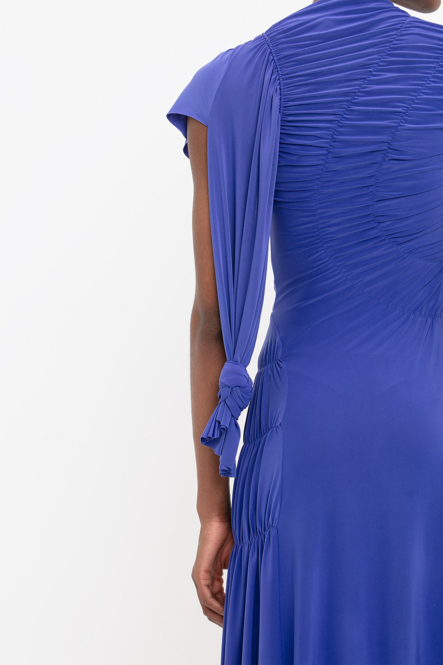 Wrap Dress In Iris Blue