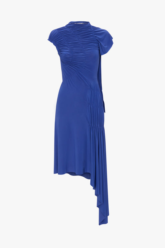 Wrap Dress In Iris Blue