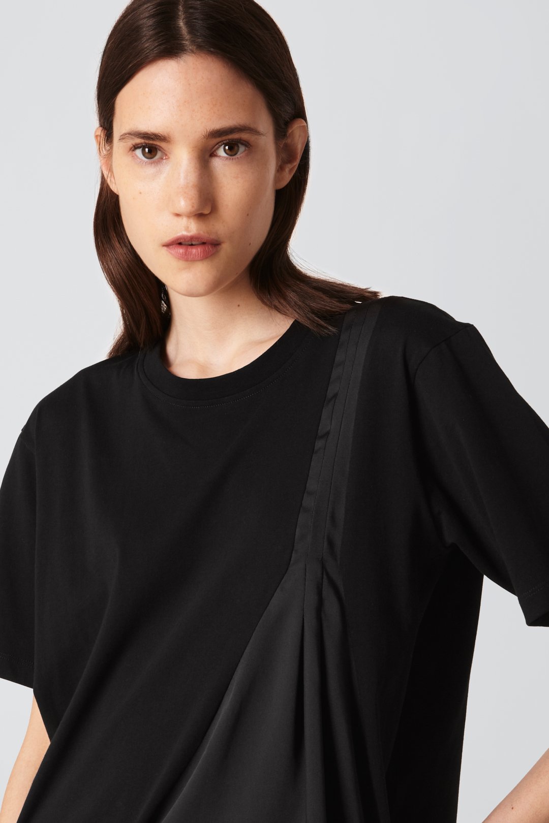 Pleat Panel T-Shirt