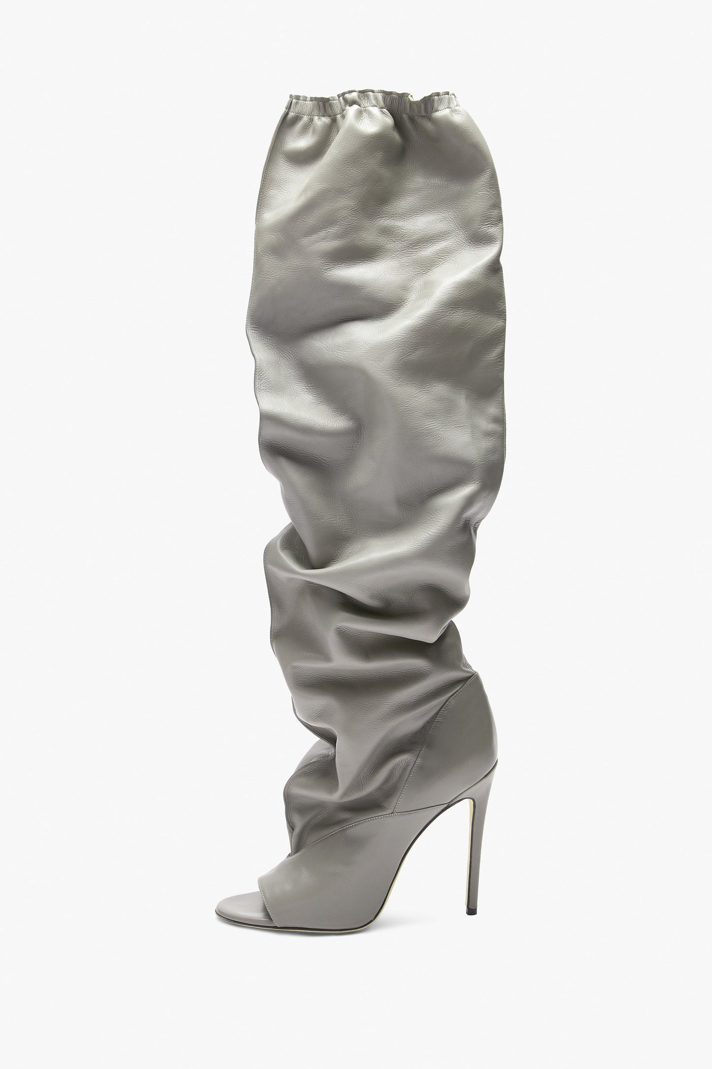 Quartz 115mm Knee High Boot With Bow