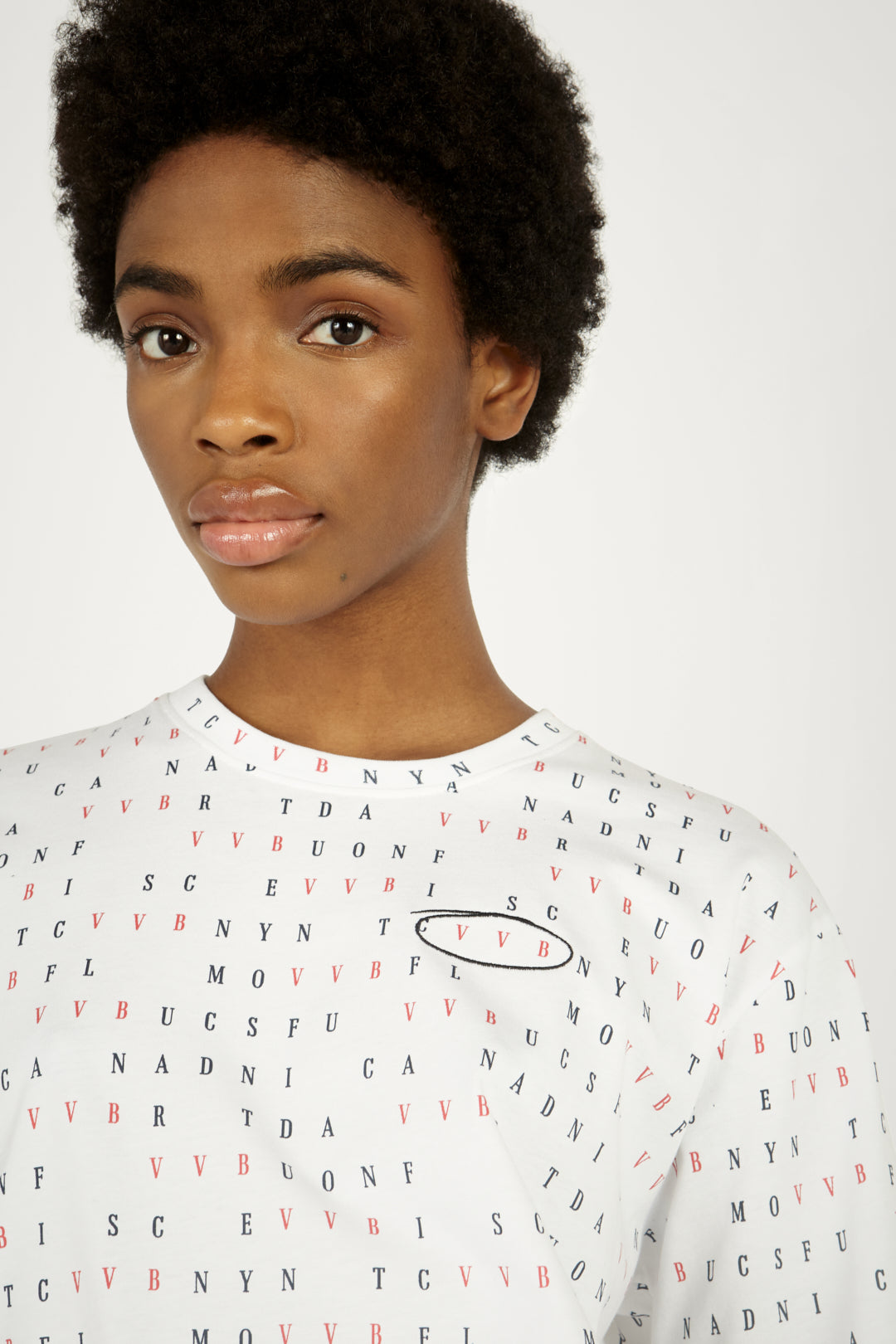 Word Search T-Shirt in White
