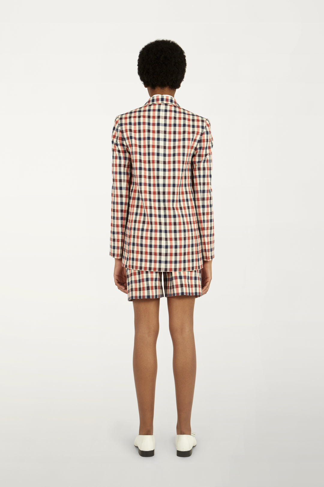 Patch Pocket Tailored Jacket in Panama Check