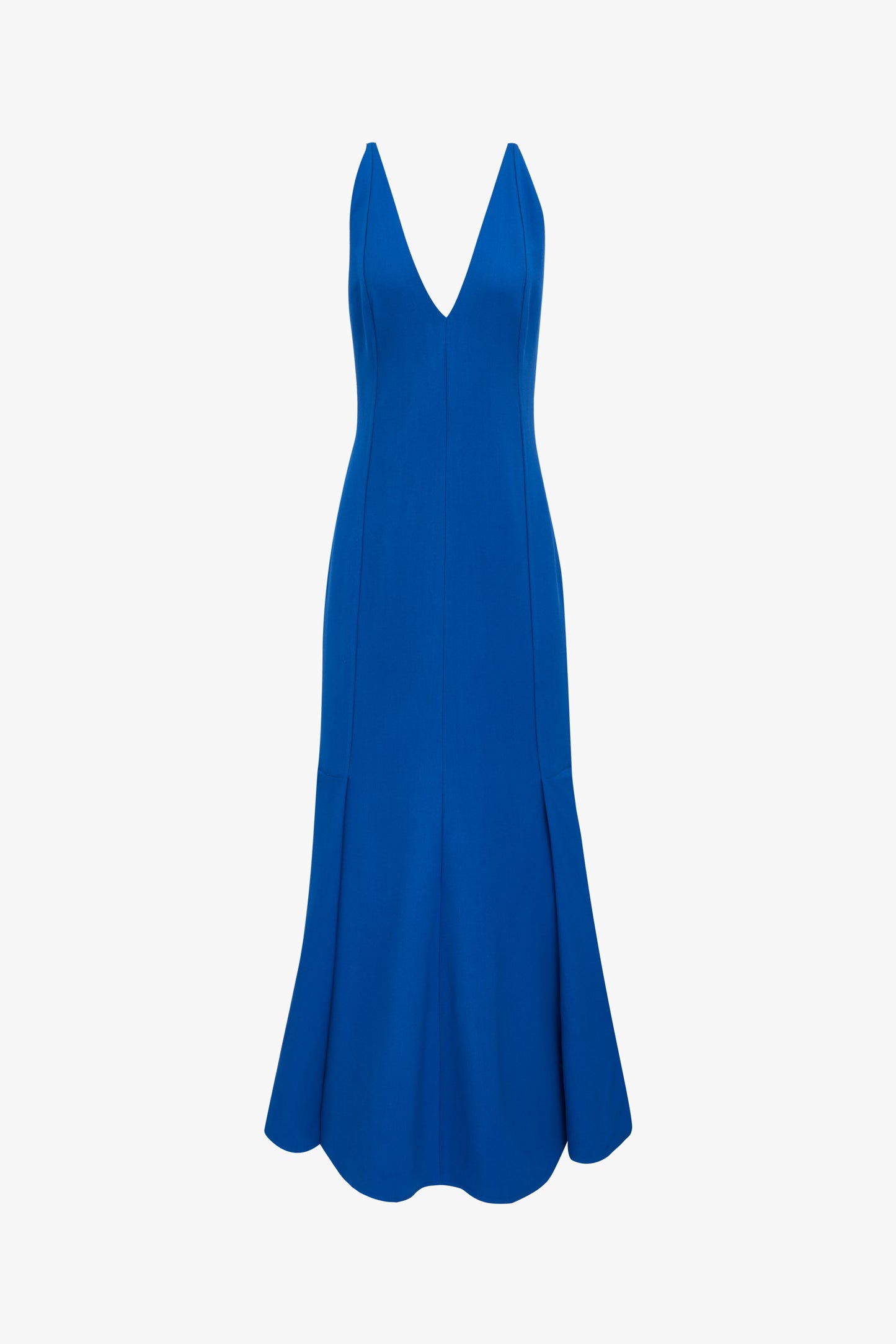 Cami Flare Midi Dress in Cobalt Blue