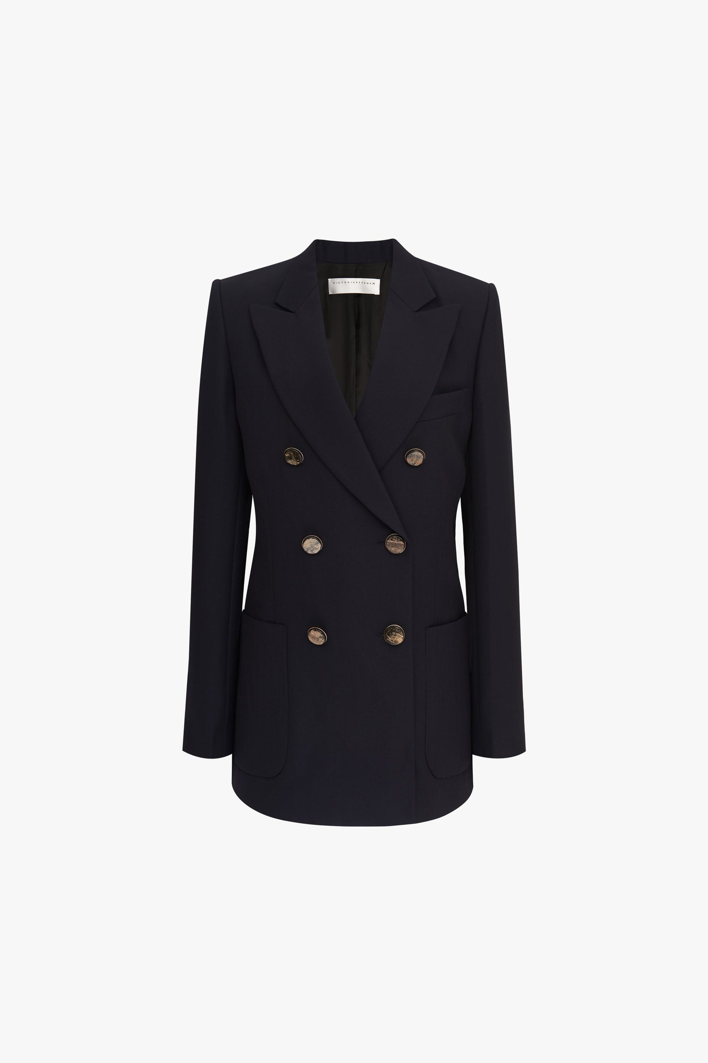 Double-Breasted Tuxedo Jacket In Navy