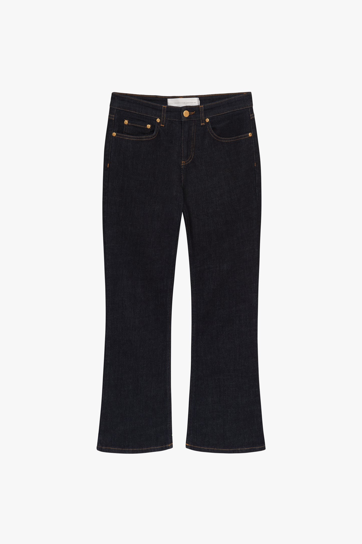 Kick Flare Jeans In Raw Denim