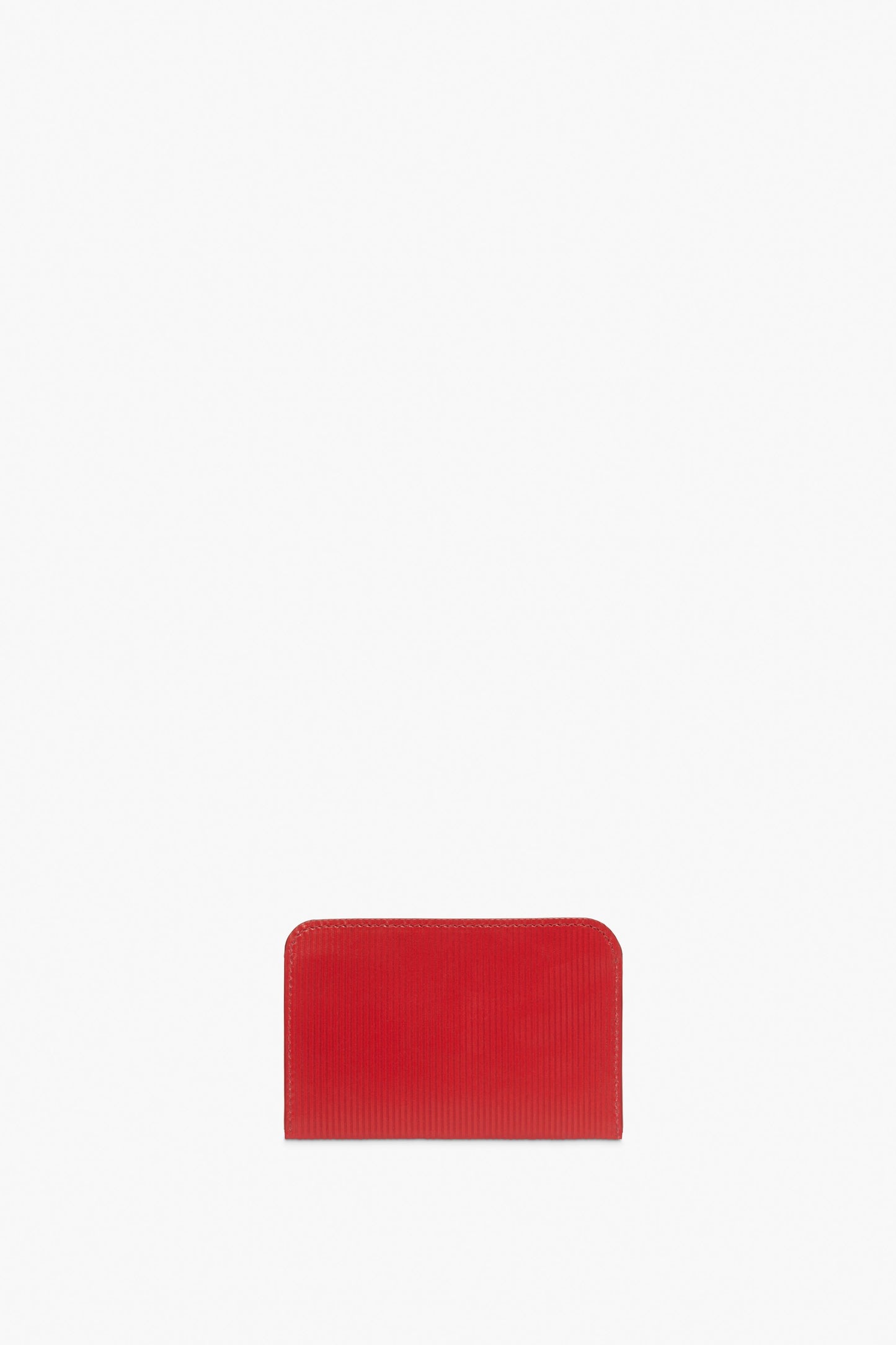 Card Holder In Bright Red