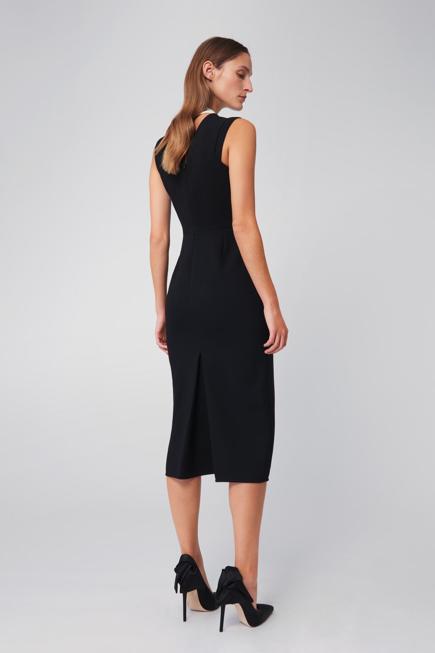 Tuxedo Dress in Black