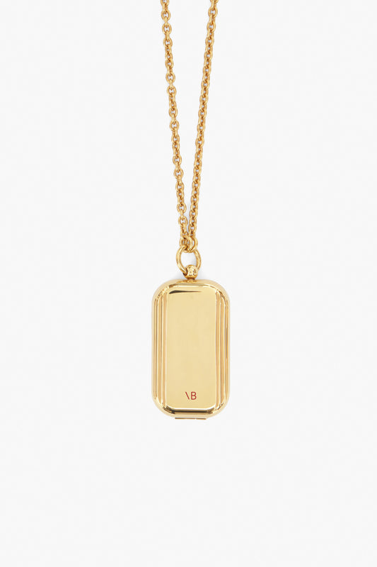 Locket Necklace in Gold