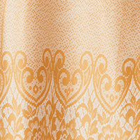 Printed Maxi Slip Skirt in White and Peach